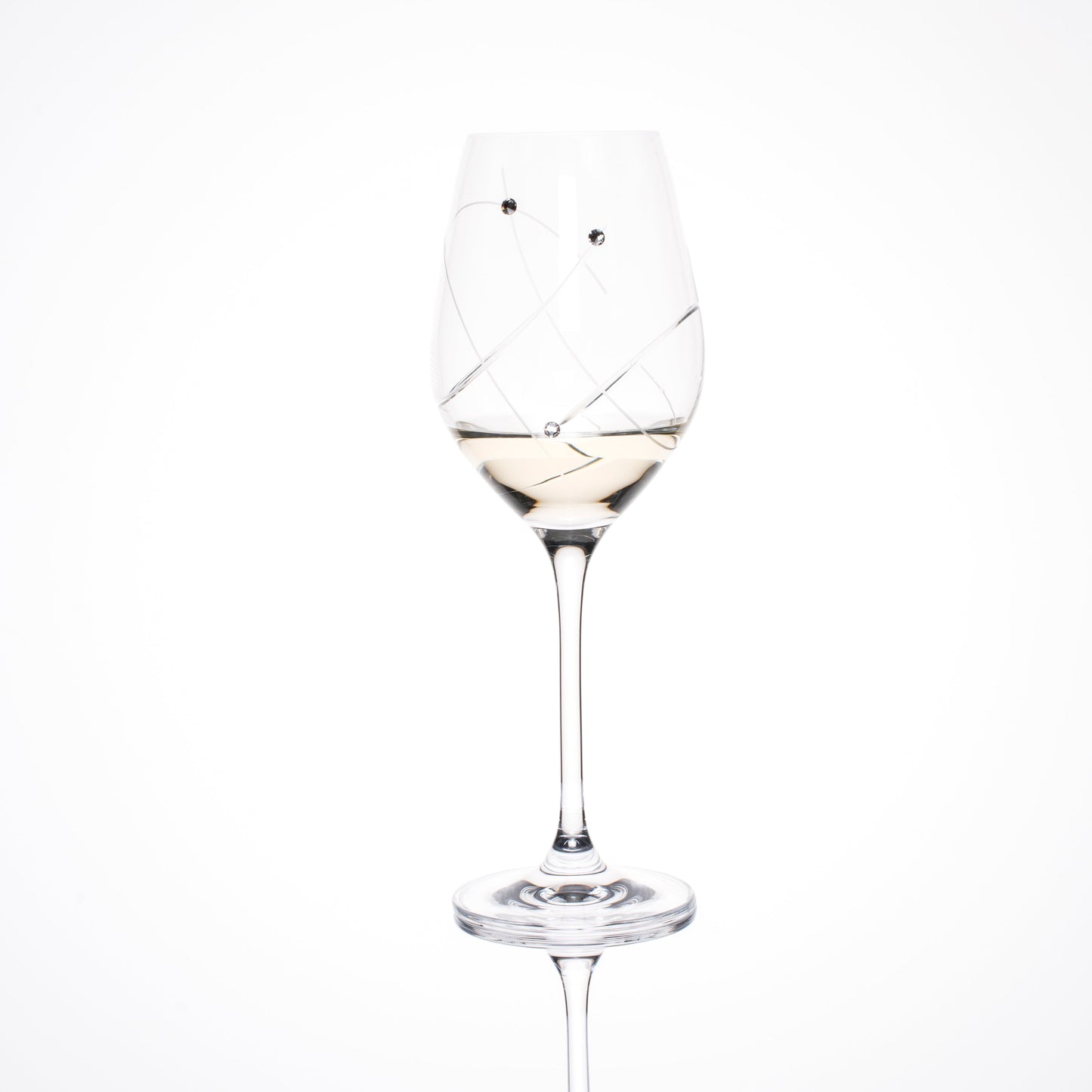 Verres de vin en cristal